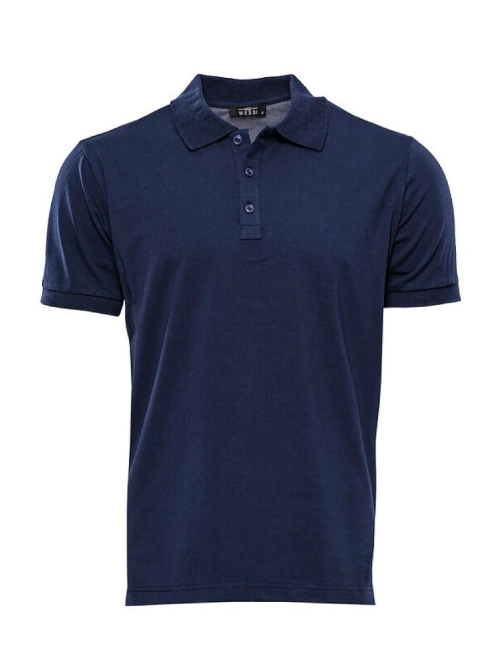 Wessi Navy Blue Short Sleeve Polo